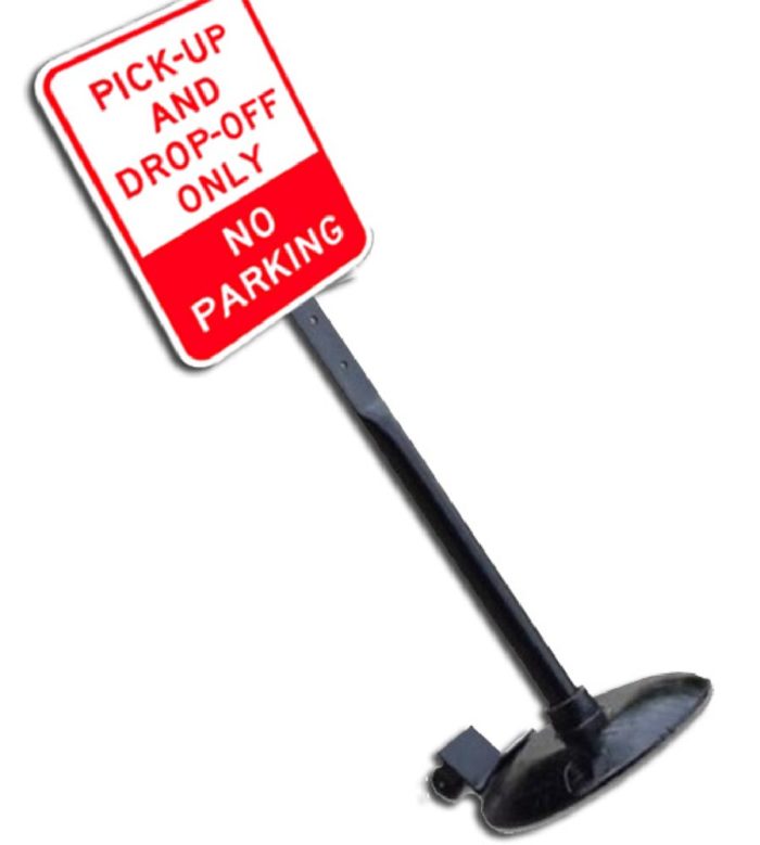 Roll Away Sign Post And Base Print Plus Designz