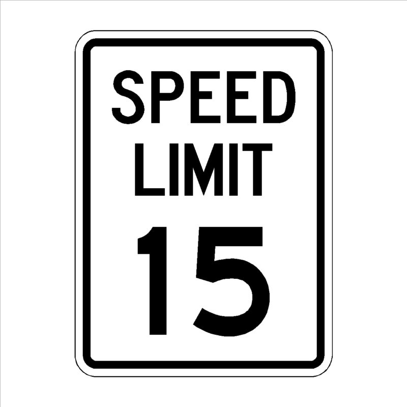 Speed Limit 15 - Print Plus Designz