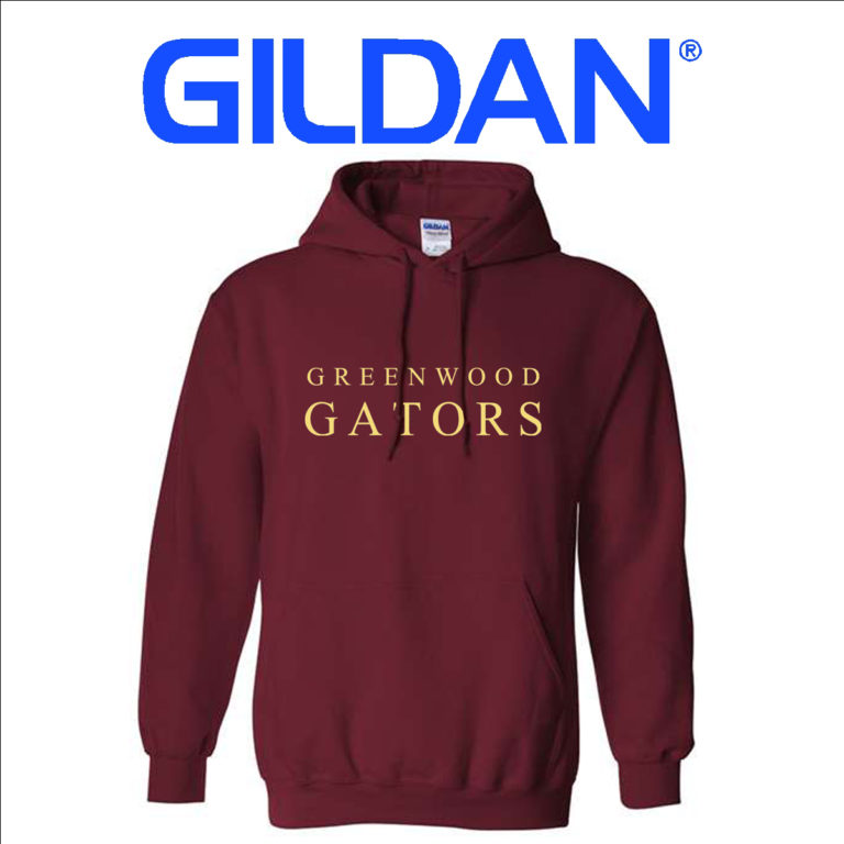 old gold gildan hoodie