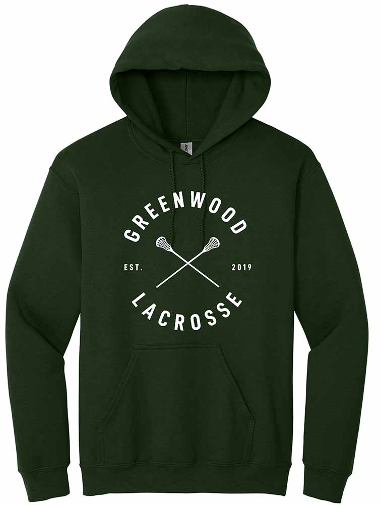 Forest green 2024 gildan hoodie