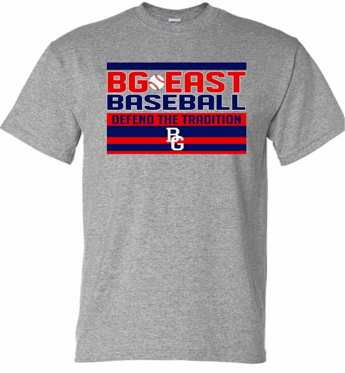 BG East Baseball Defend The Tradition T-Shirt