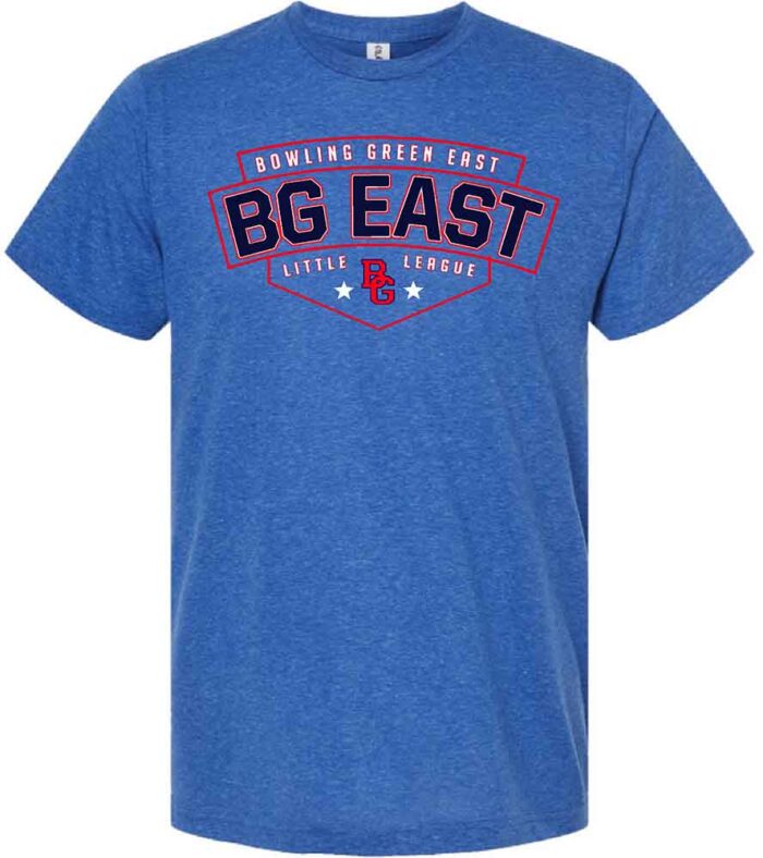 BG East Heather Blue BG East Badge T-Shirt