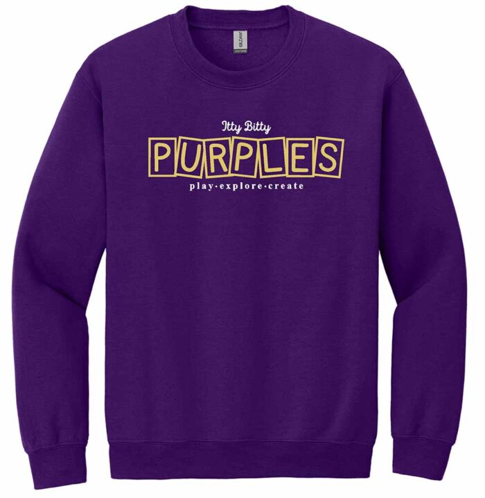 Gildan Crewneck Sweatshirt Purple