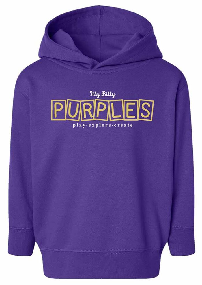 Rabbit Skins Toddler Pullover Fleece Hoodie Purple