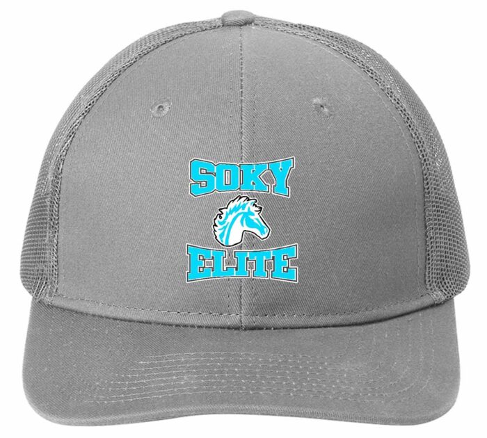 Port Authority® Snapback Trucker Cap Gusty Gray