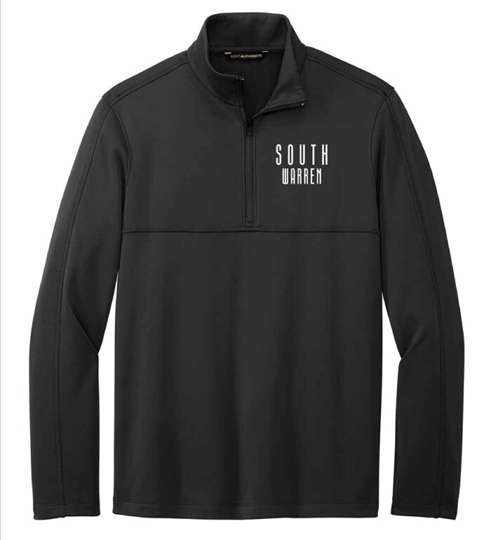 Port Authority® Smooth Fleece 1/4-Zip Deep Black