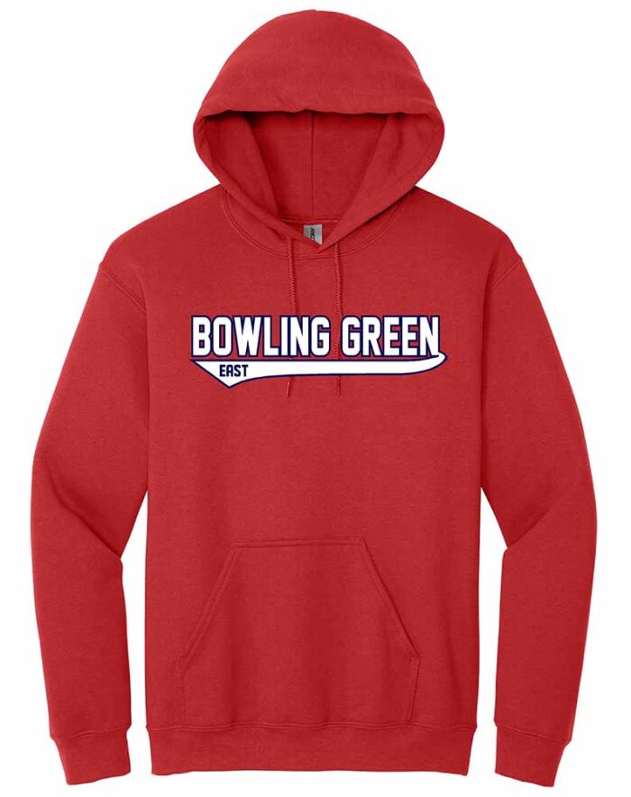 BG East Gildan Hoodie Red