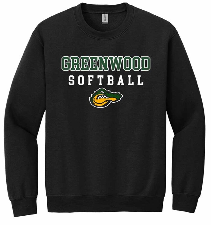 GHS Softball Gildan Sweatshirt Black