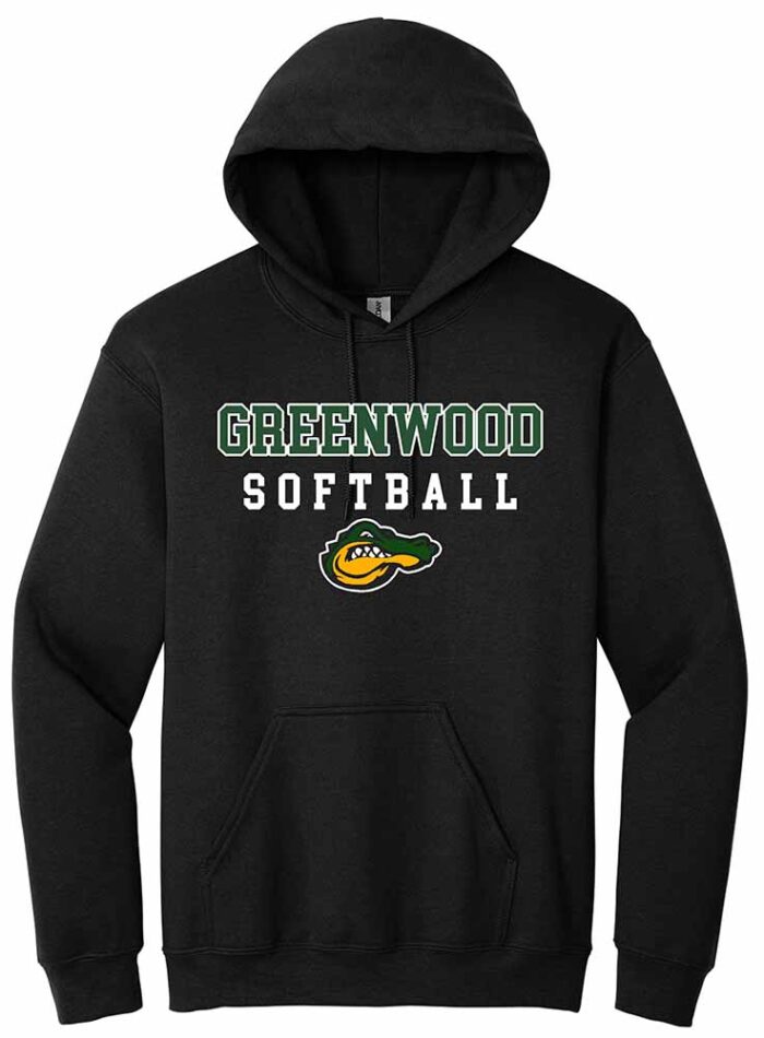 GHS Softball Gildan Hoodie Black