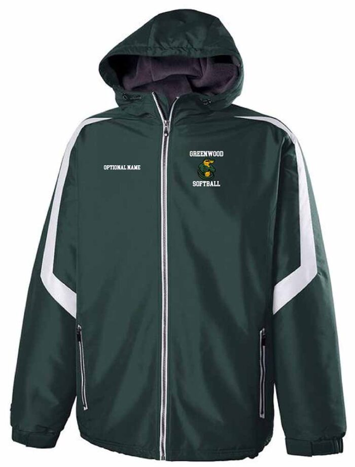 GHS Softball Holloway Charger Jacket Dark Green/White