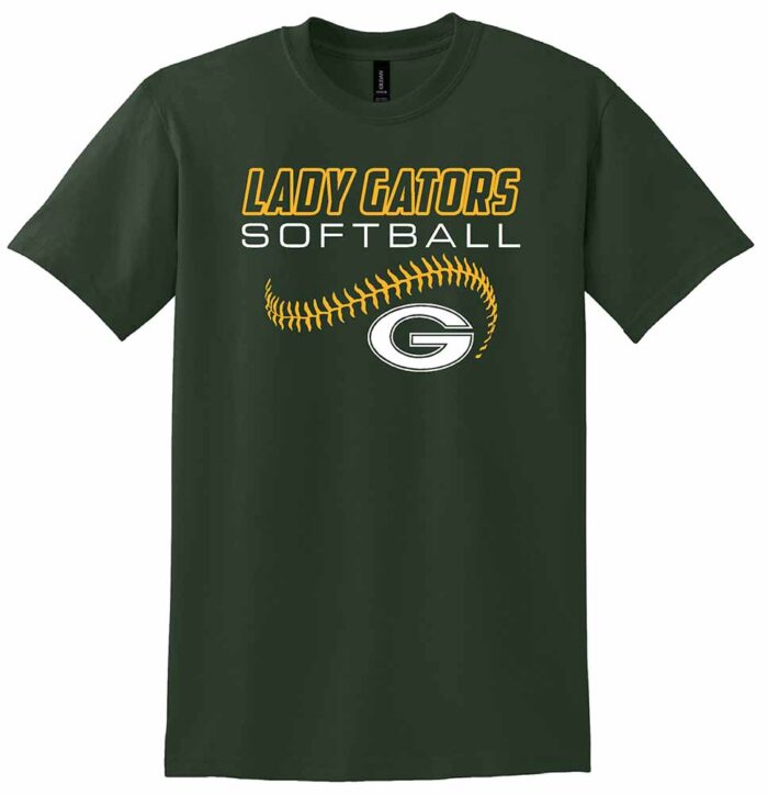 GHS Softball Gildan® DryBlend® Short Sleeve T-Shirt Forest Green