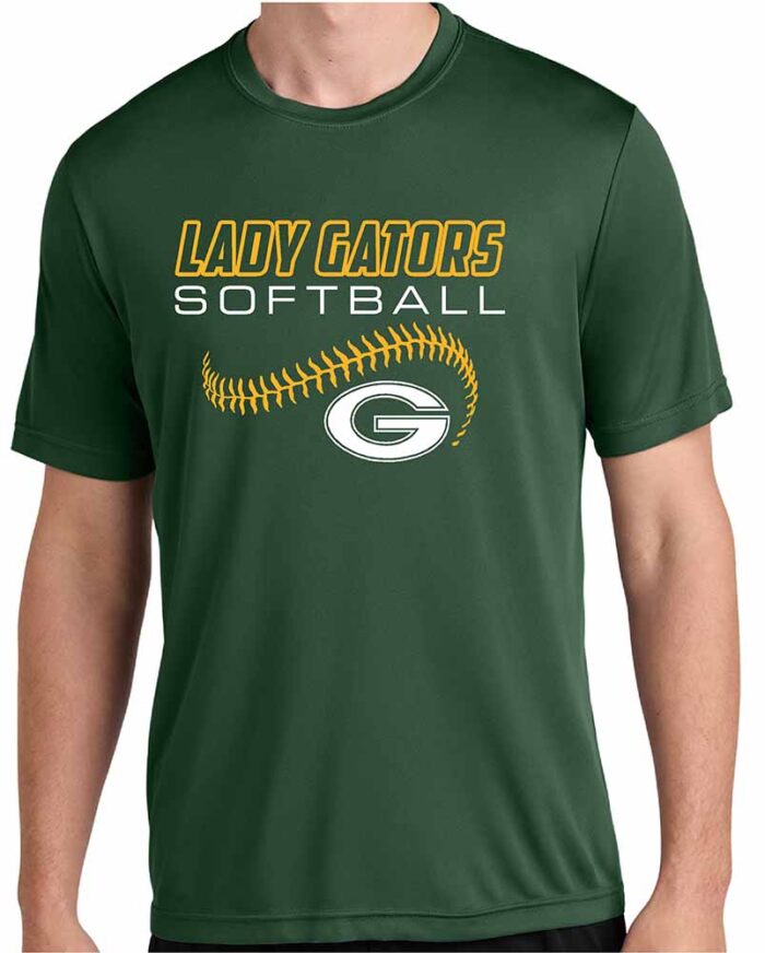 GHS Softball Sport-Tek® PosiCharge® Competitor™ Tee Forest Green