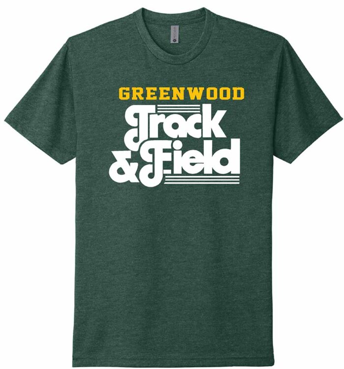 GHS Track and Field Next Level Unisex CVC T-Shirt Heather Forest Green