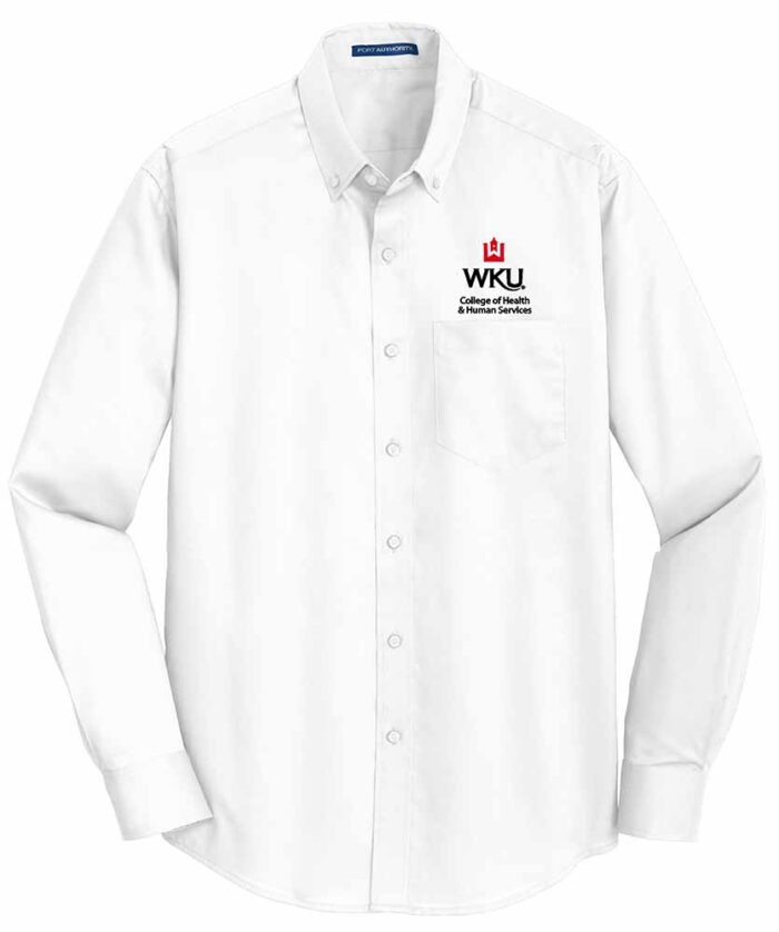 Port Authority® SuperPro™ Twill Shirt White